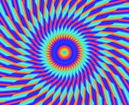 Psychedelische Spirale Hintergrund