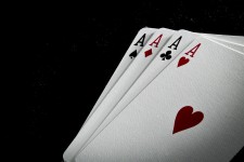 Quattro assi di carte