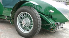 Vintage Car Spoked Wheels