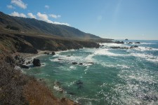 Vlny na pobřeží Kalifornie