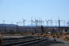Windmills Beyond The Train Tracks