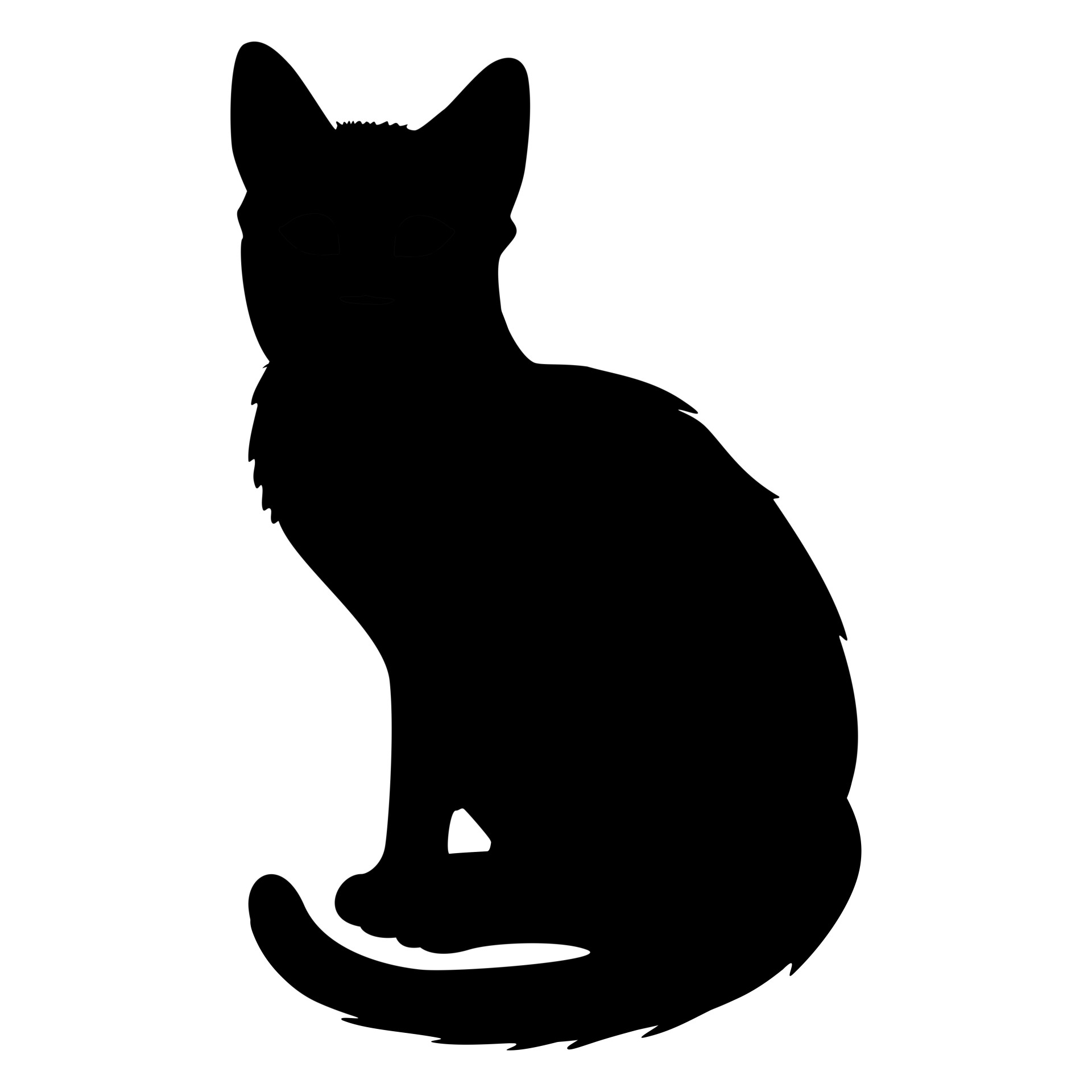 Cat Silhouette 2 Free Stock Photo - Public Domain Pictures