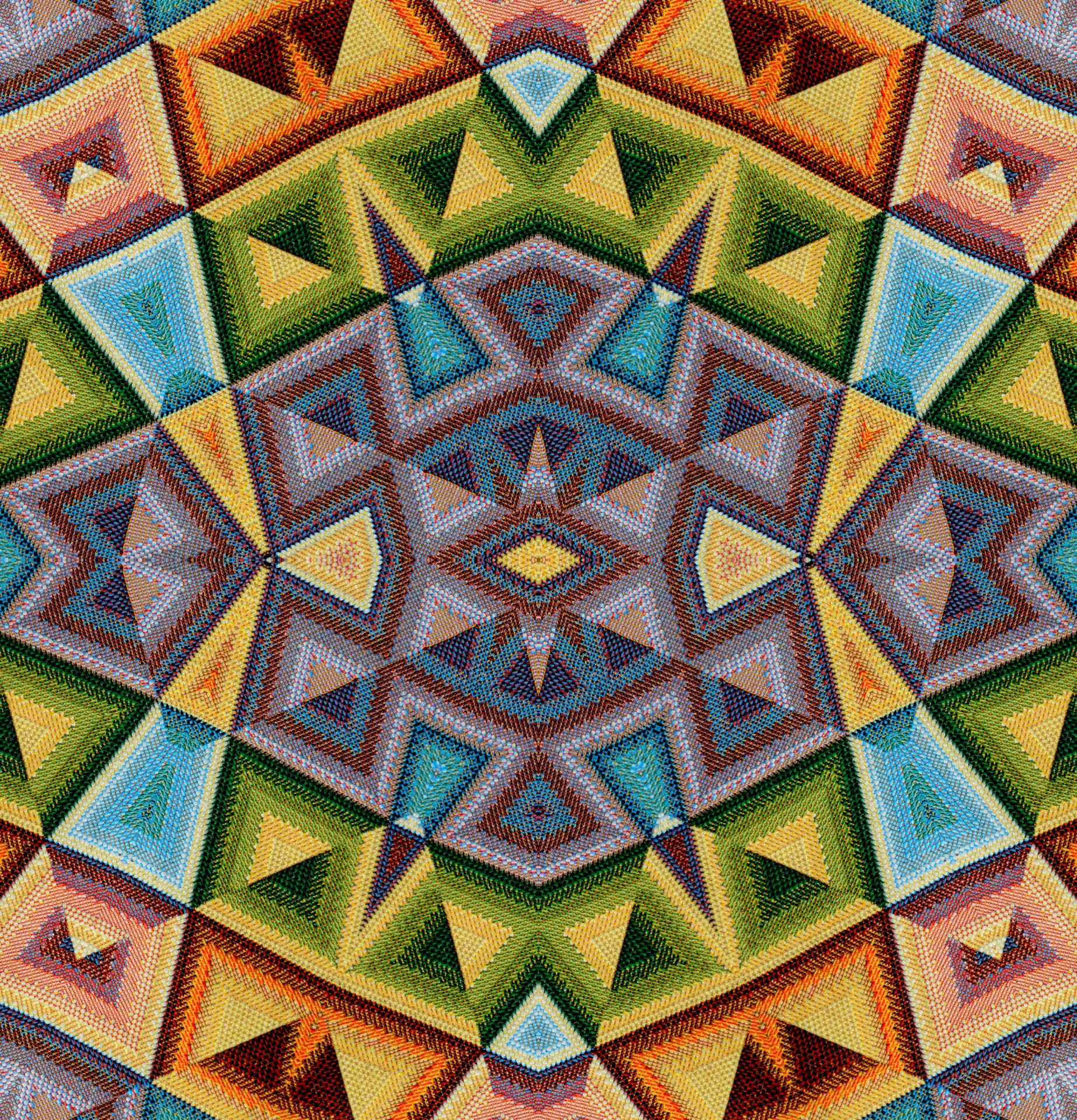 Kaleidoskopischen Muster