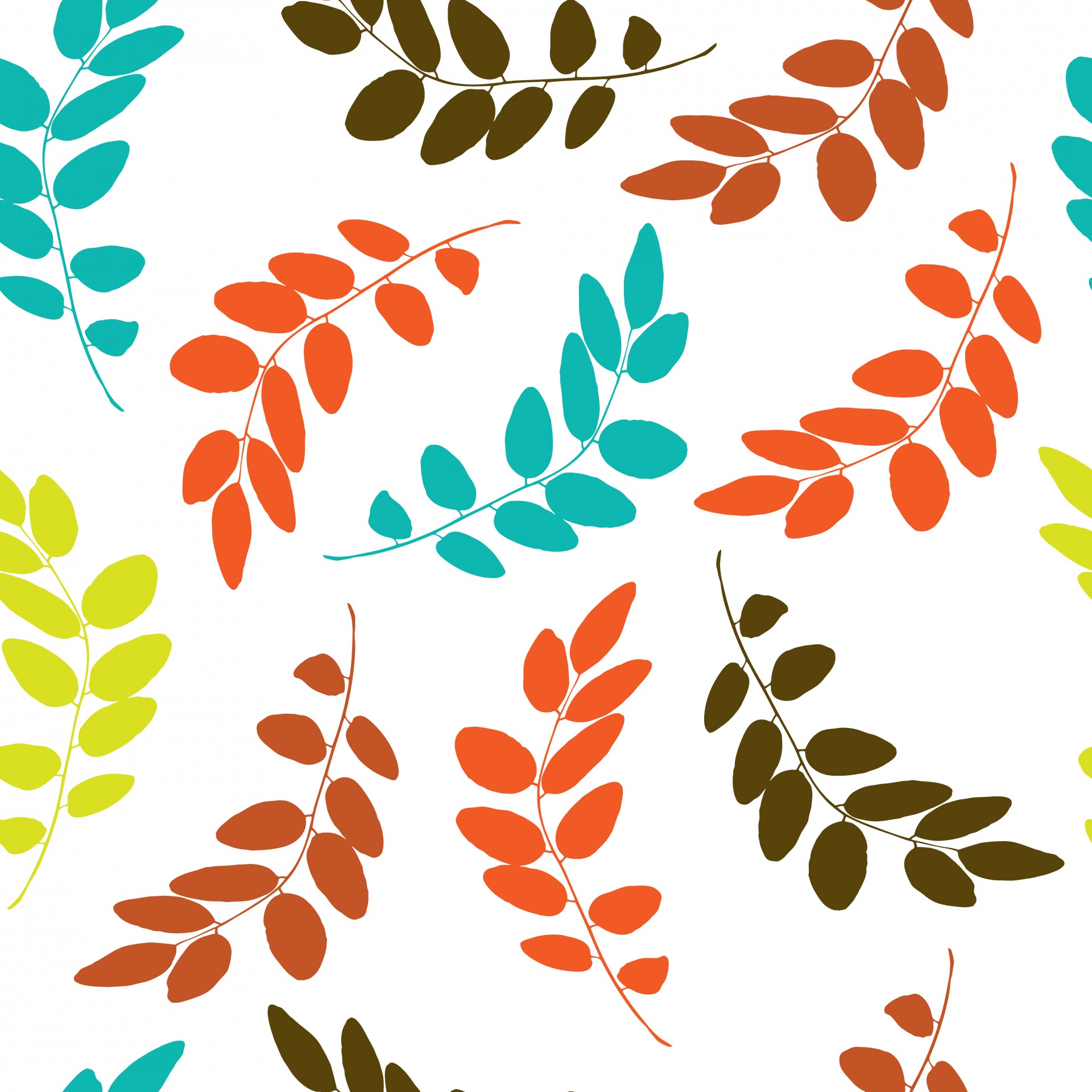 Leaf Pattern Seamless Wallpaper Free Stock Photo - Public Domain Pictures