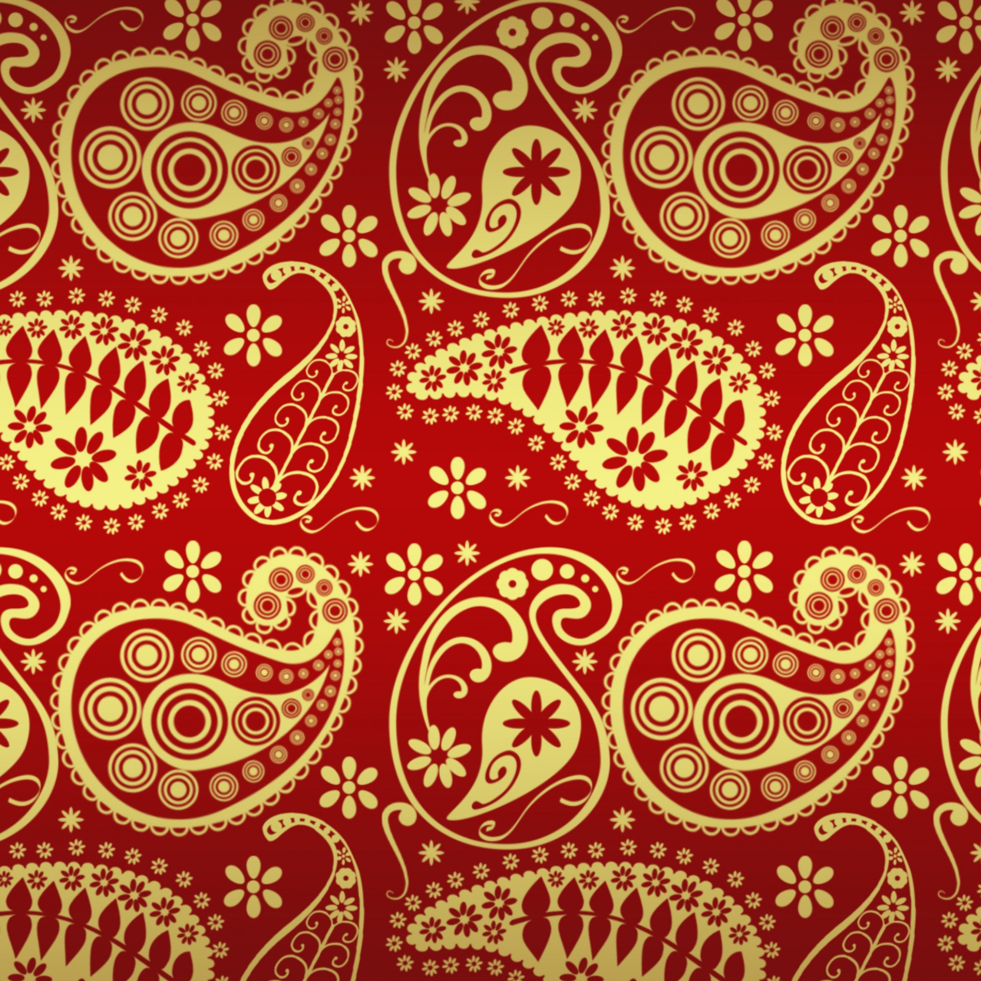 Red And Gold Paisley Paper Free Stock Photo - Public Domain Pictures