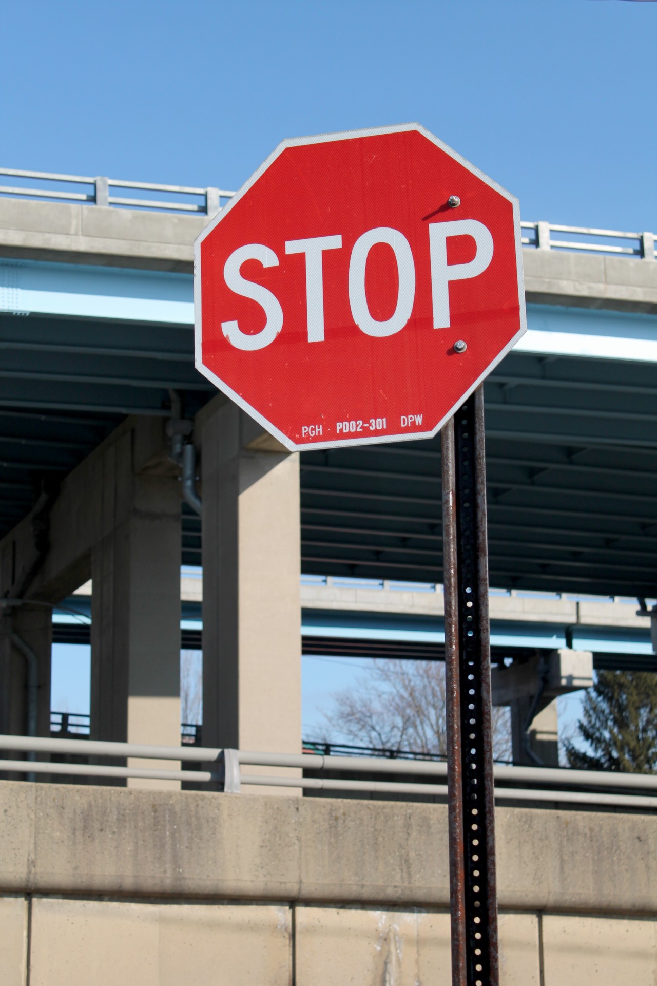Pare o sinal - Viaduto