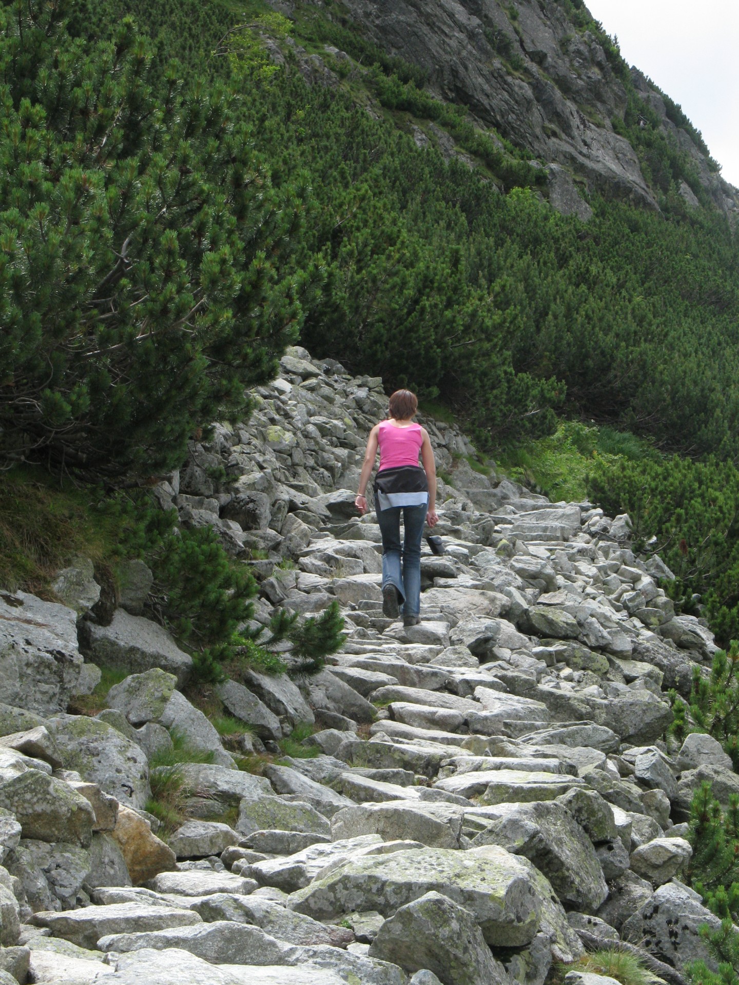 Marcher dans les Hautes Tatras