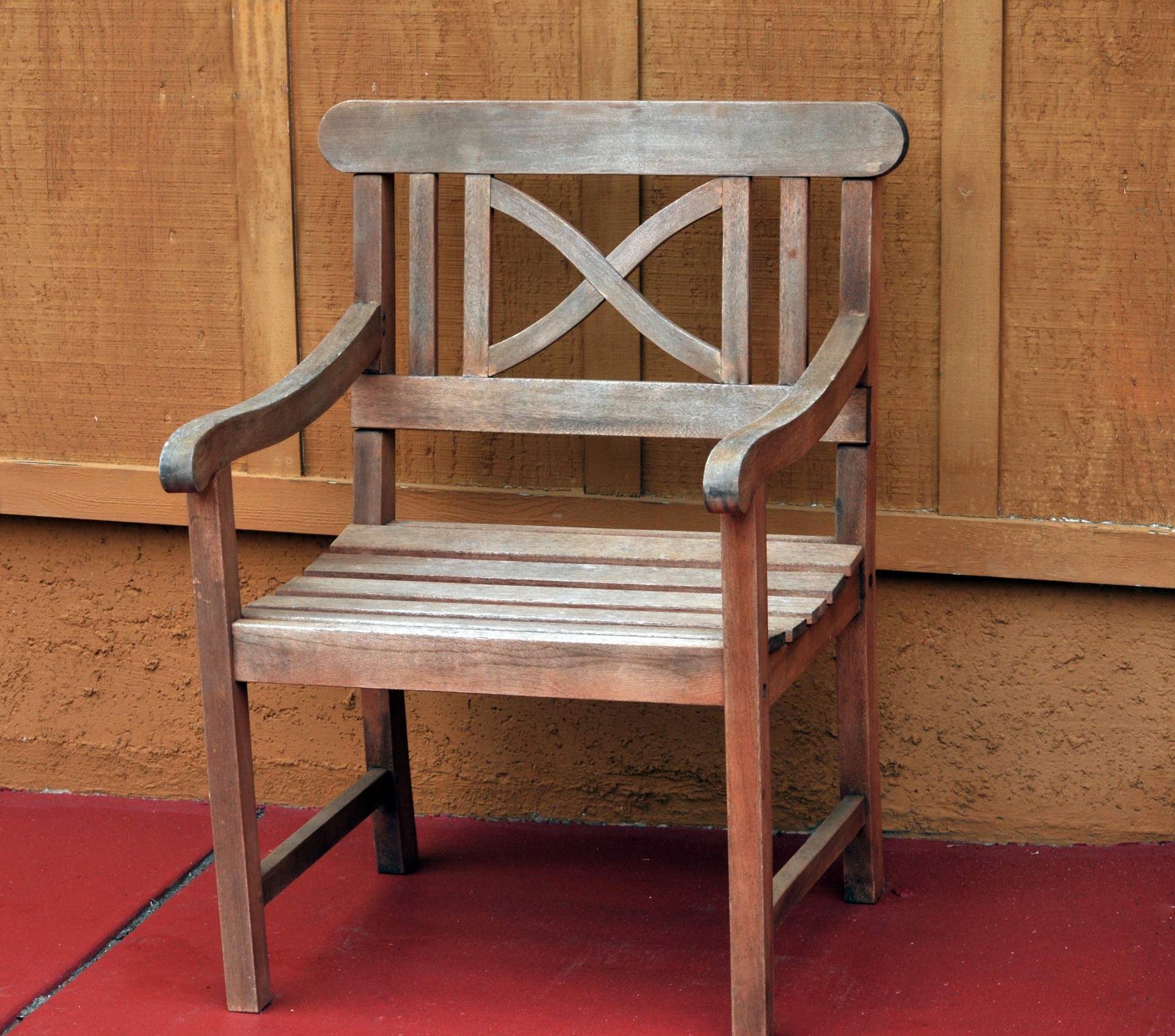 Wooden Patio Chair Free Stock Photo - Public Domain Pictures