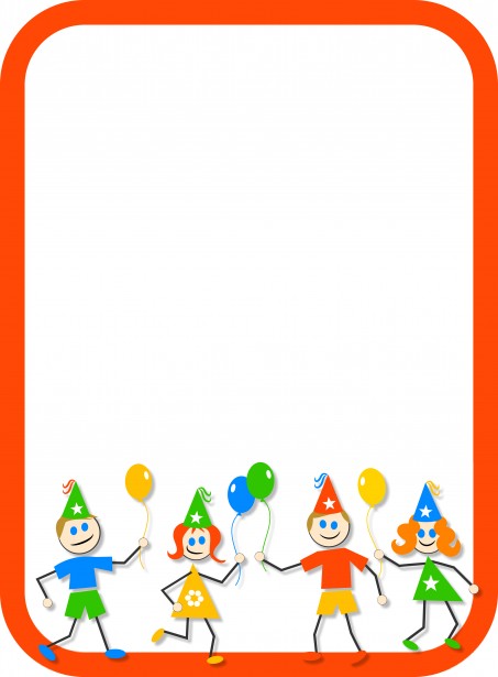 Kids Party Border Free Stock Photo - Public Domain Pictures