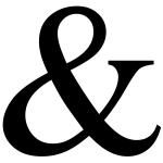 Ampersand symbol