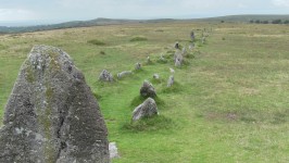Bronze Age Stone Rows At Merrivale