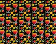Cocktail Pattern Background
