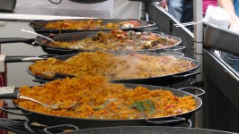 Cozinhar Paella espanhol