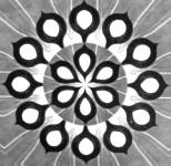 Gray Circular Pattern Background