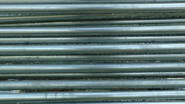 Horizontal Aluminum Pipe Background