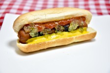 Hot dog con Works