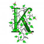 Ivy capital letter K