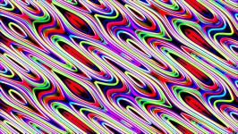 Multi Color Wave Modelo abstracto