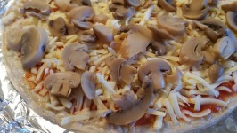 Mushroom Topping on Pizza