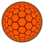 Orange 3d ball