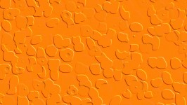 Orange Bubble Wallpaper Background