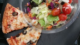 Pizza And Salad