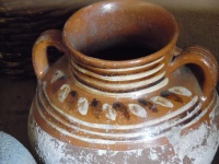 Pottery Från Museum Exhibit