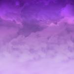 Purple blended fantazie nebe