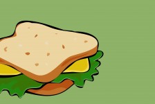 Salat-Sandwich