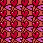 Seamless Heart Tile