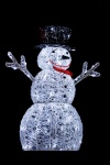 Boneco de neve decoração luz