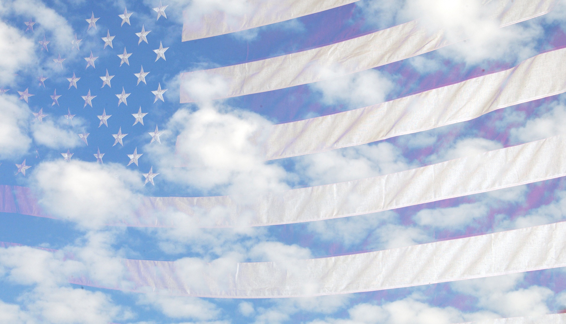 American Flag And Blue Skies Free Stock Photo Public Domain Pictures