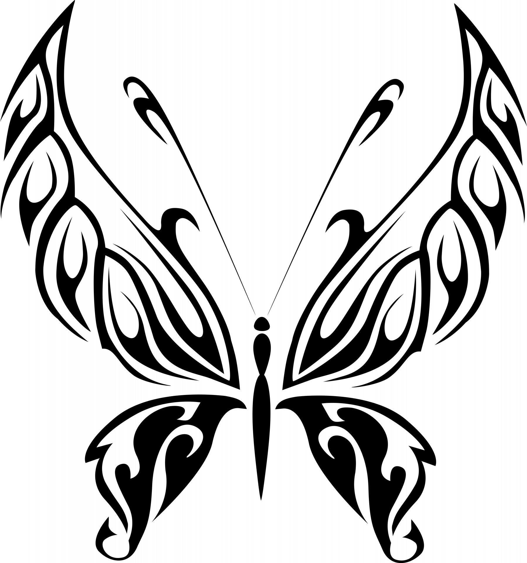 Black Butterfly 8 Free Stock Photo - Public Domain Pictures