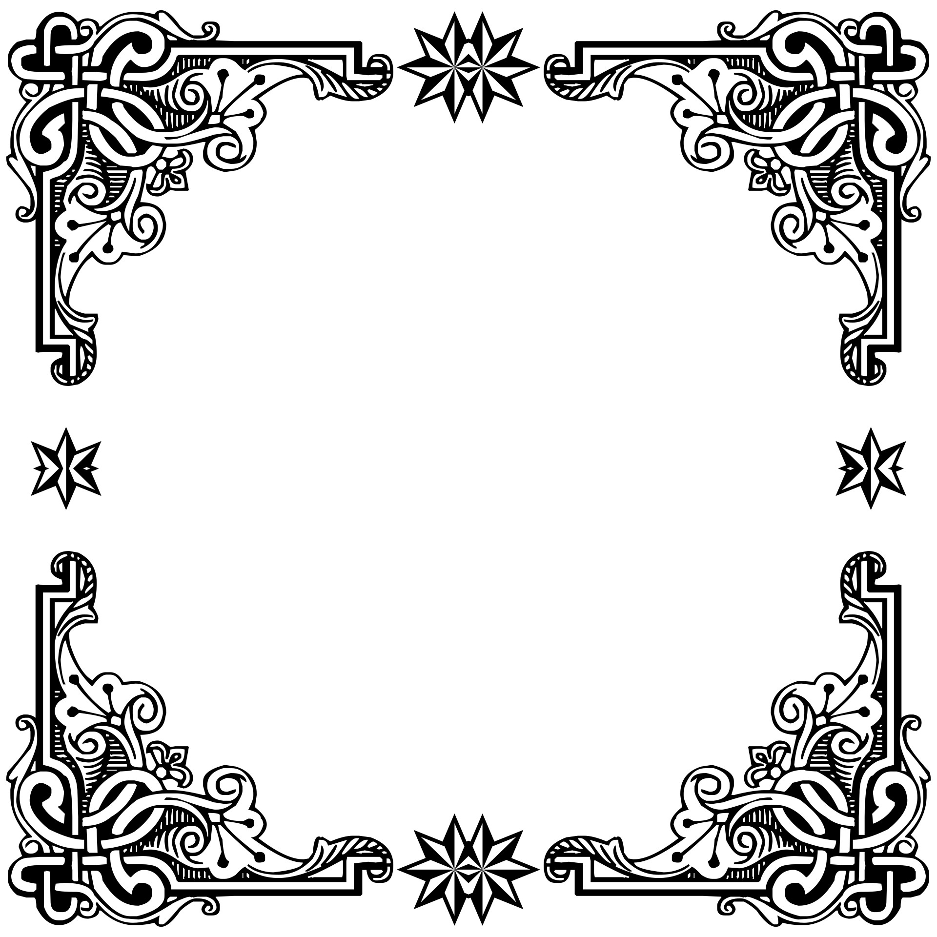 Black Symmetric Frame Free Stock Photo - Public Domain 