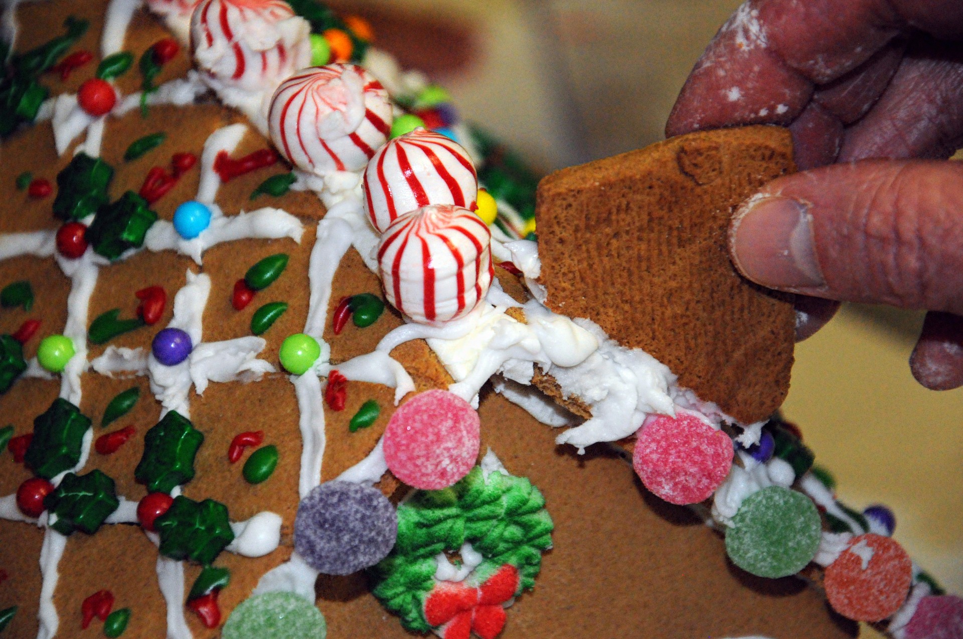 Building A Gingerbread House #9 Free Stock Photo - Public Domain Pictures