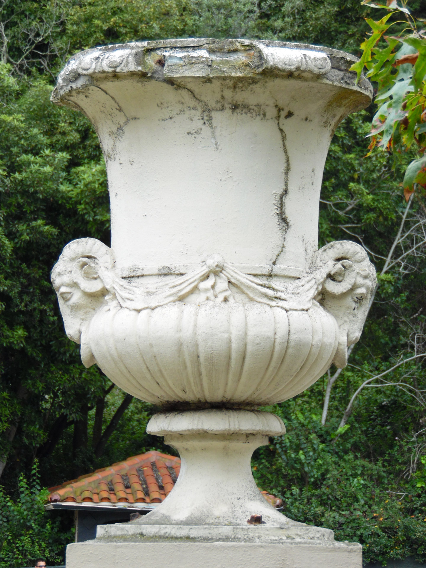 Giant Cement Vase Decor Free Stock Photo - Public Domain Pictures