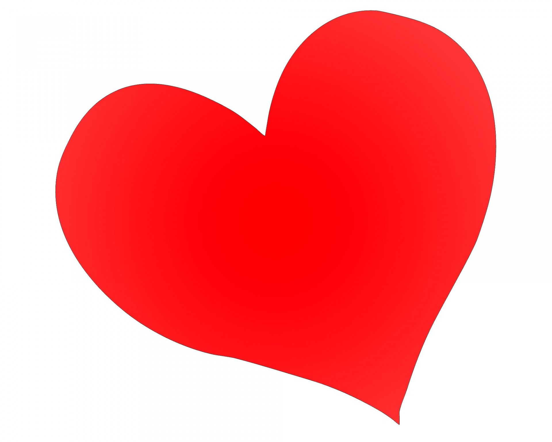 Pojedyncze duże czerwone serce Darmowe zdjęcie - Public Domain Pictures
