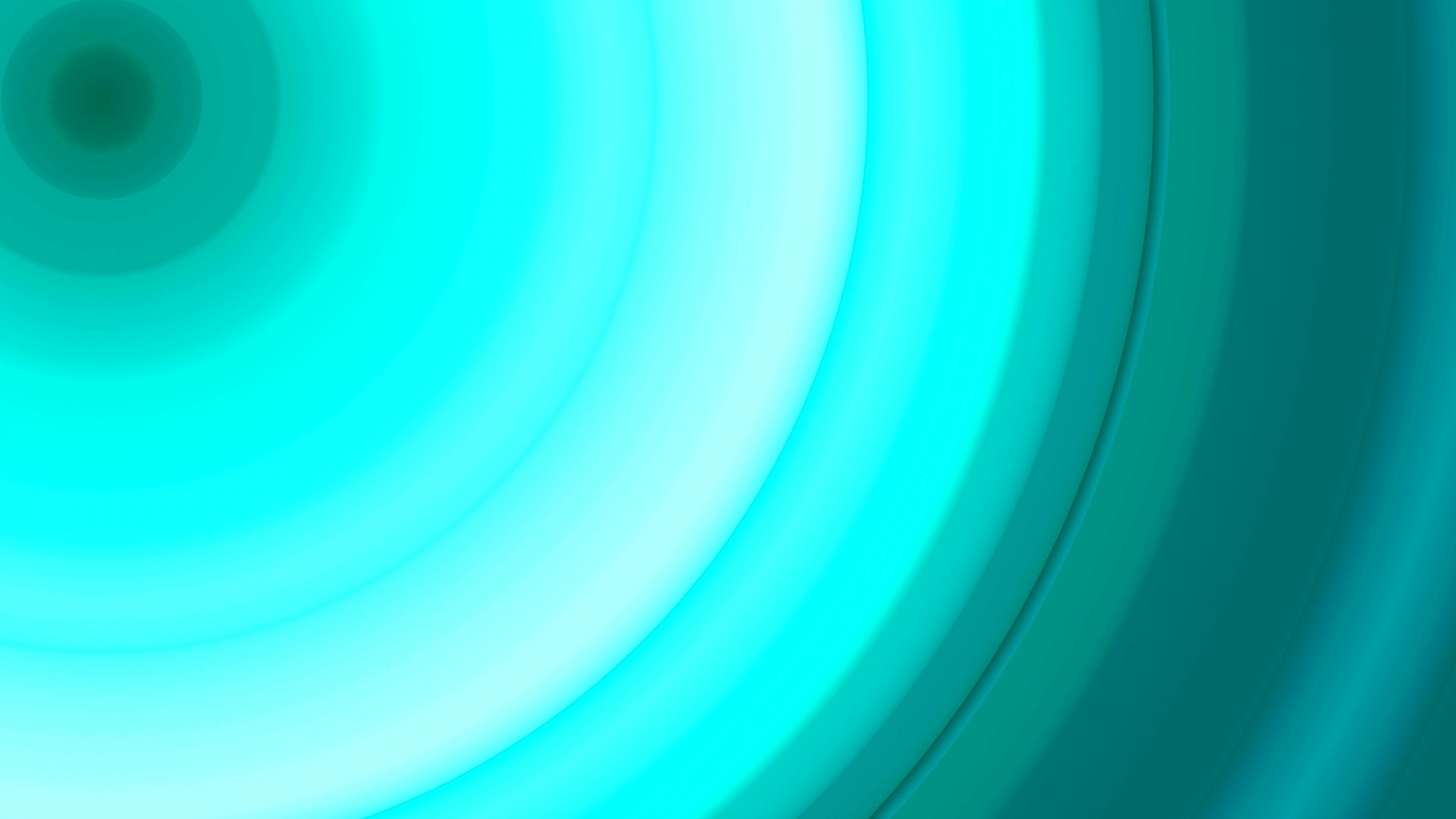 Turquoise Circular Background
