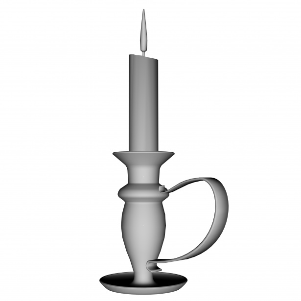 Candle With A Handle Free Stock Photo - Public Domain Pictures