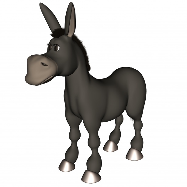 Cartoon Donkey Free Stock Photo - Public Domain Pictures