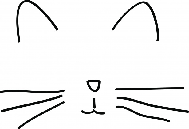 Minimalist Cat Drawing Free Stock Photo Public Domain Pictures