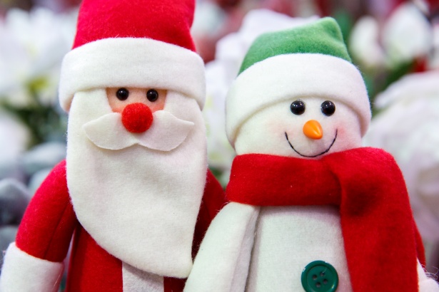 Santa And Snowman Free Stock Photo - Public Domain Pictures