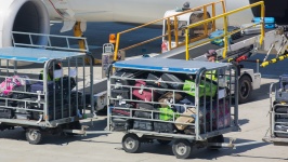 Aviões de carga de bagagem