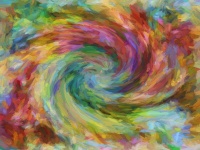 ARK -Texture Impasto Color Swirl