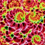 Placer de la baya del arte del fractal