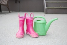 Boots and Watering Can