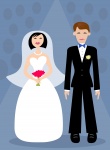 Bruid en bruidegom