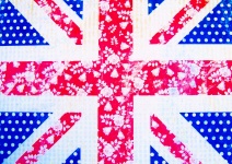 イギリス国旗抽象的な