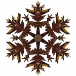 Brown snowflake II