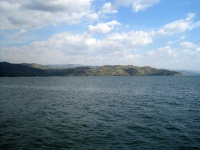Burundi shore over lake kivu